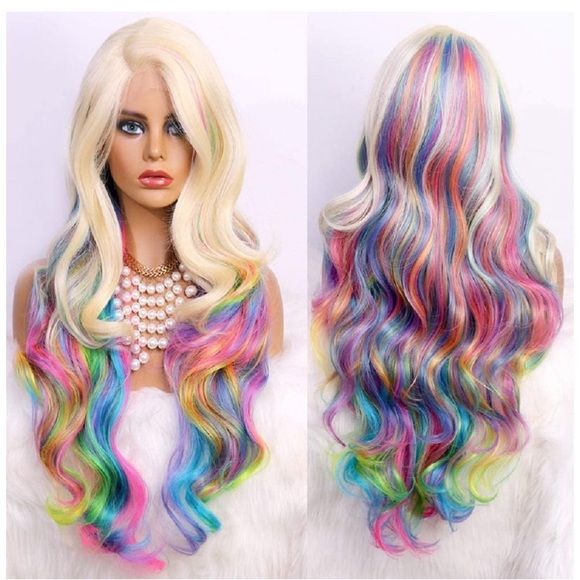 Other - 24” Rainbow Lace Front Wigs